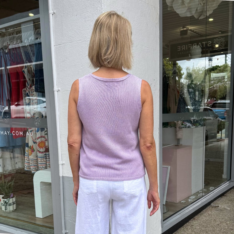 Square Neck Tank (Lilac)