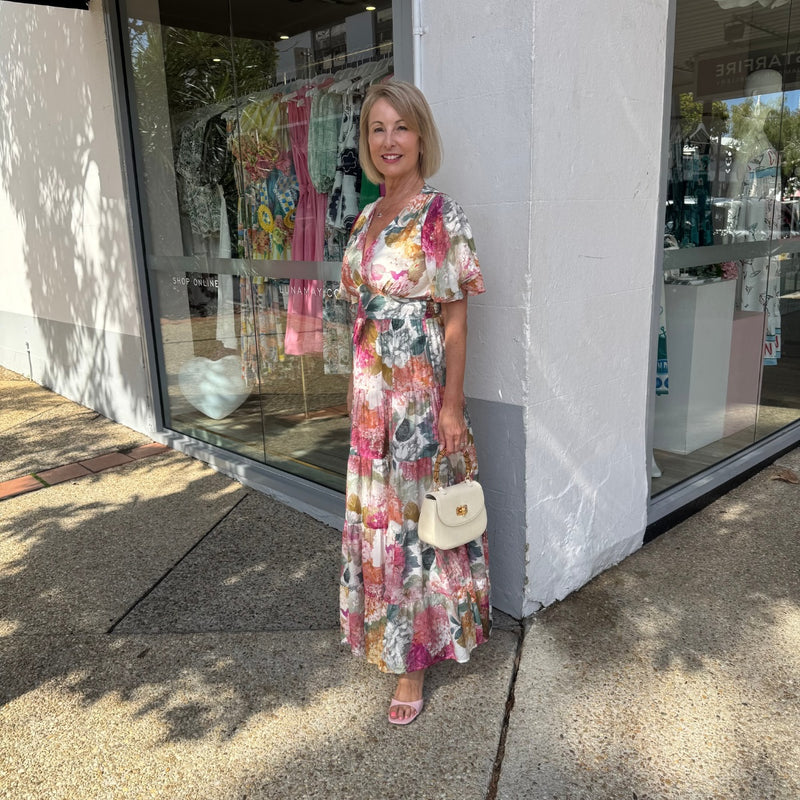 Side view of the dress.