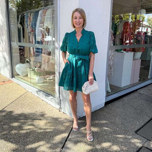Mabel Dress (Teal)