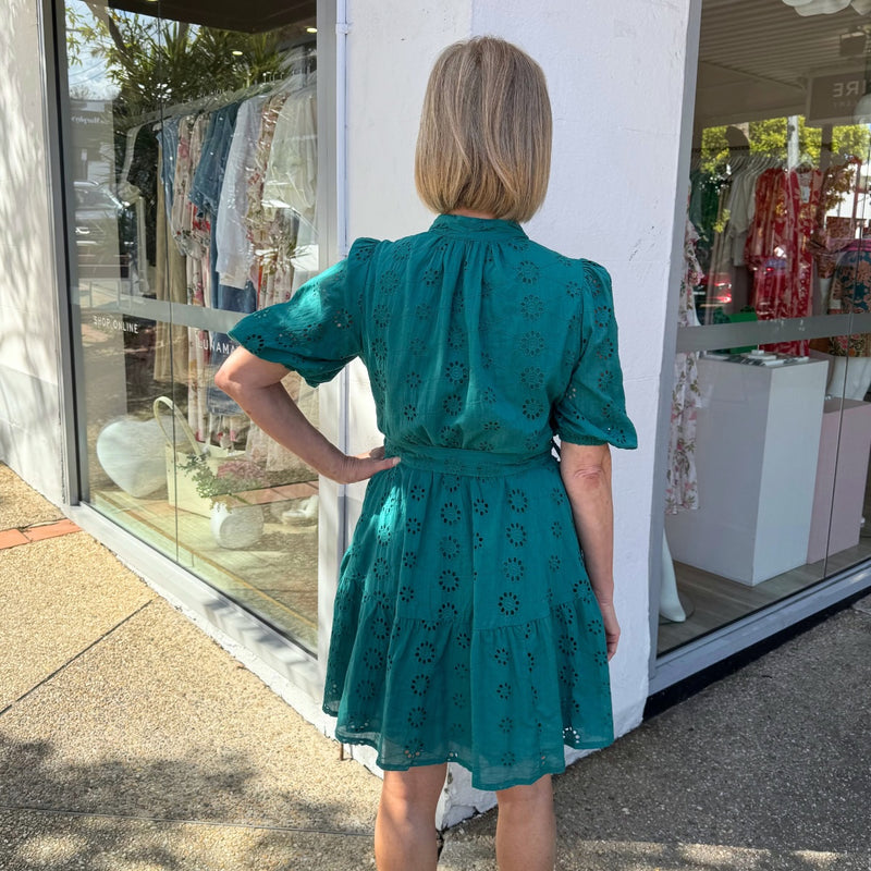 Close up of the back of the dress.