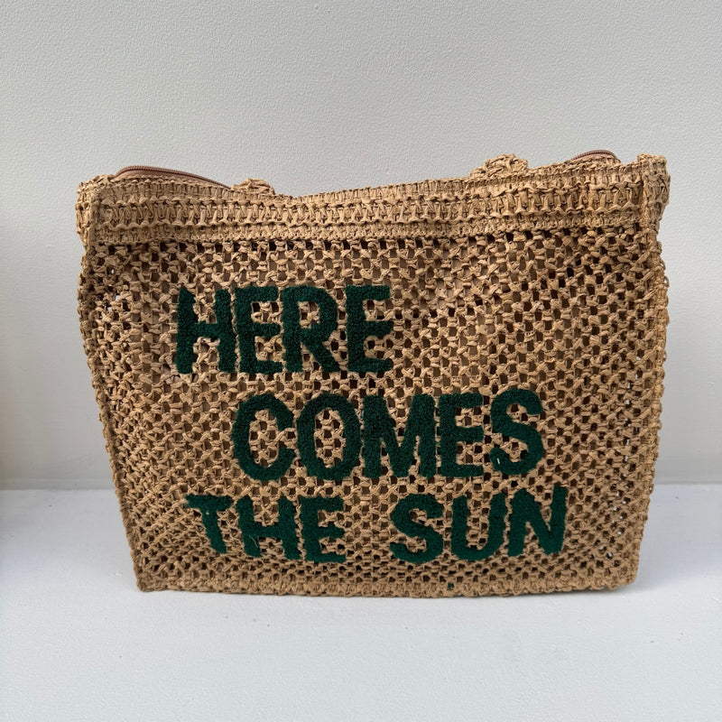 Here Comes The Sun Tote Bag (Camel)