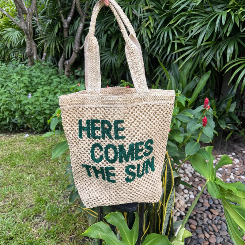 Here Comes The Sun Tote Bag (Natural)