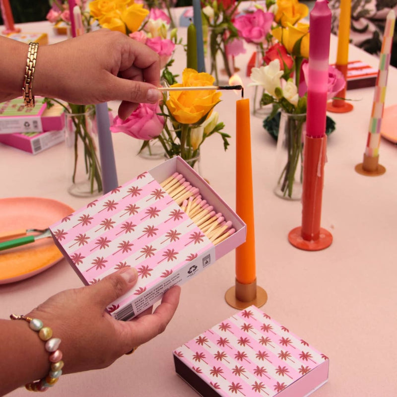 Palm Tree Stripe Matches