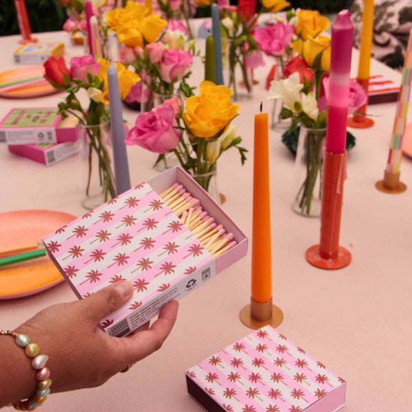 Palm Tree Stripe Matches