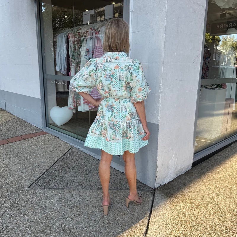 Full length back view