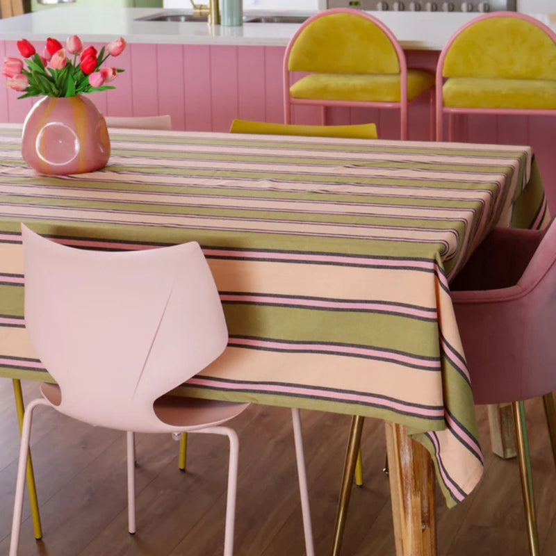 Mosey Me Carnival Stripe Tablecloth