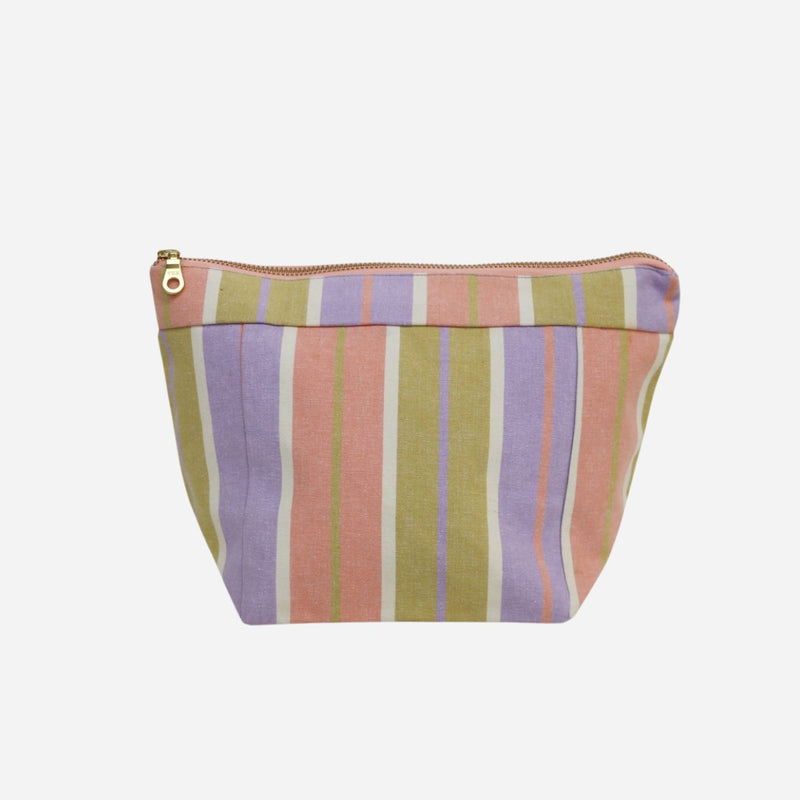 Mosey Me Miami Stripe Cosmetic Case