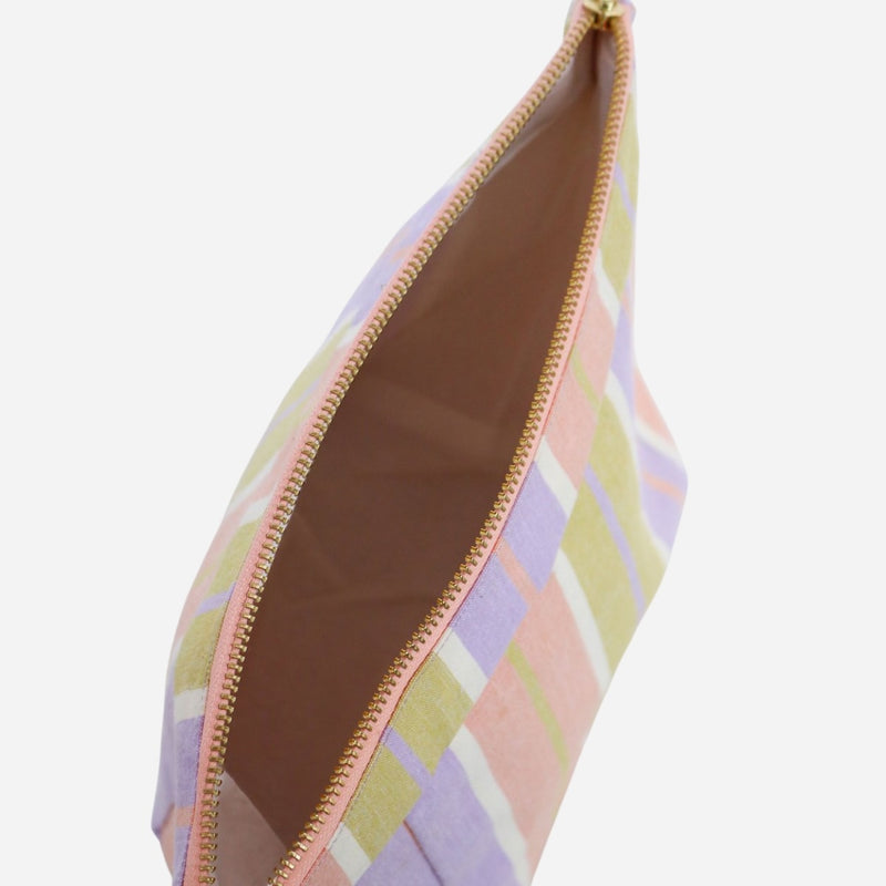 Mosey Me Miami Stripe Cosmetic Case