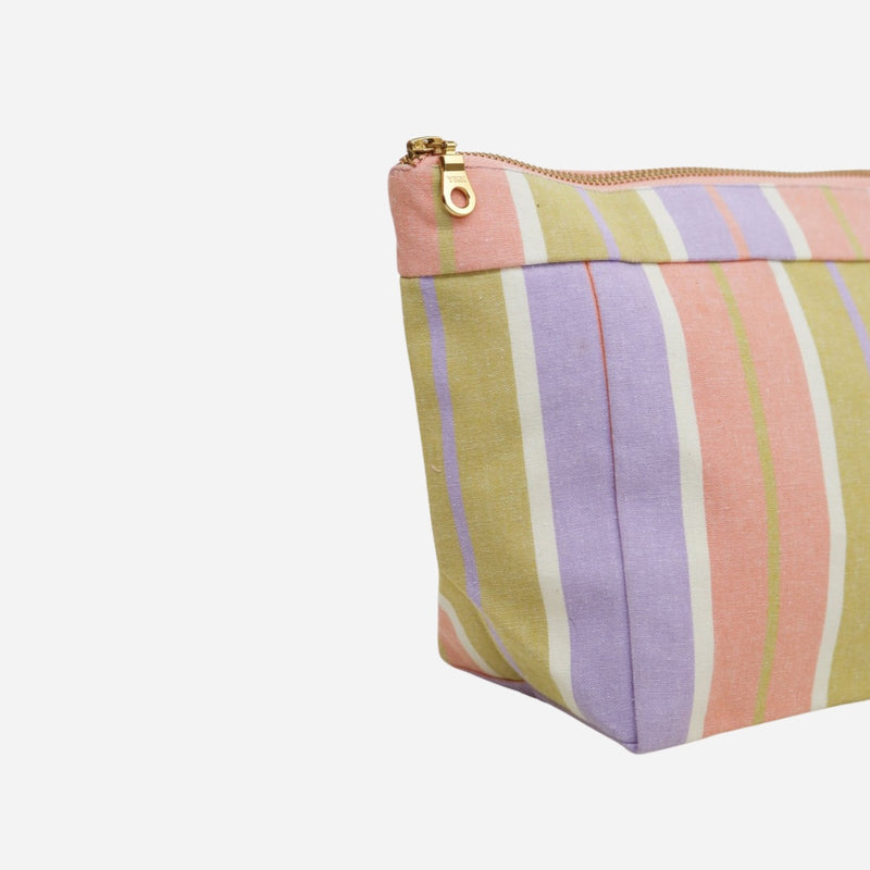 Mosey Me Miami Stripe Cosmetic Case