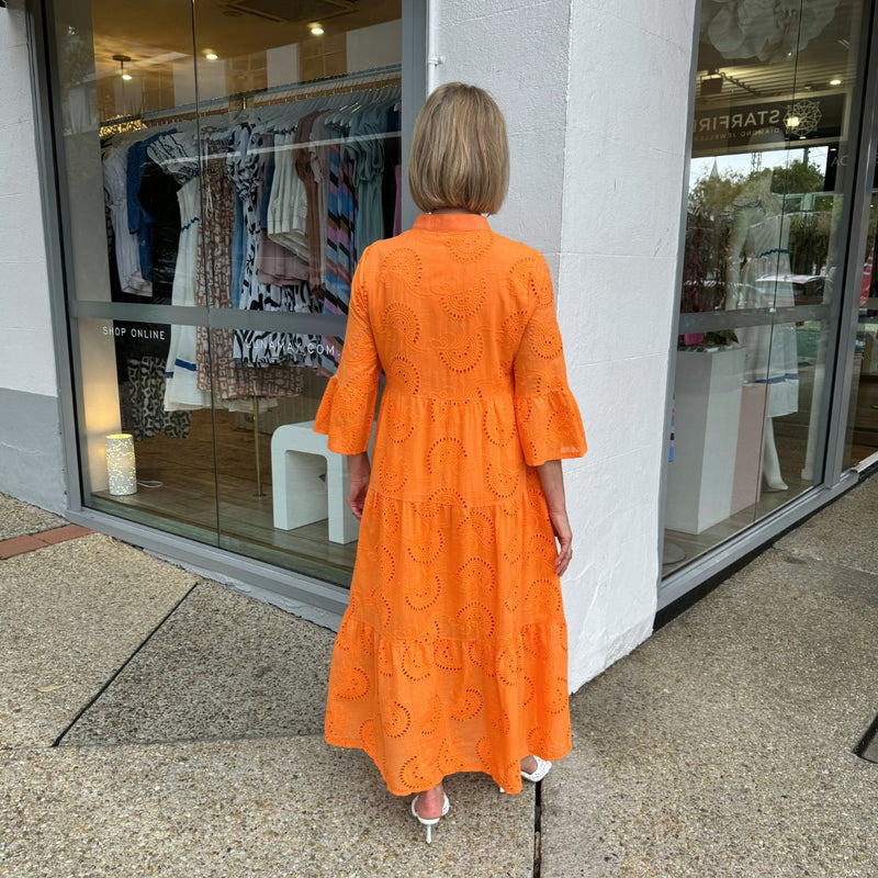 Boheme Lace Dress (Orange)