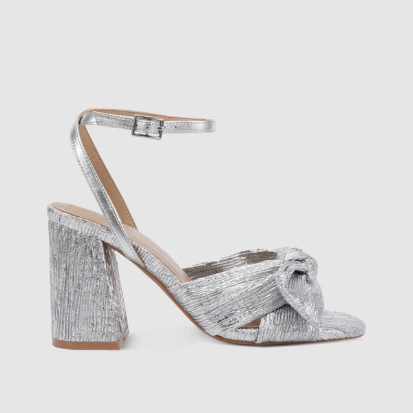 Lola Heels (Silver Metallic)