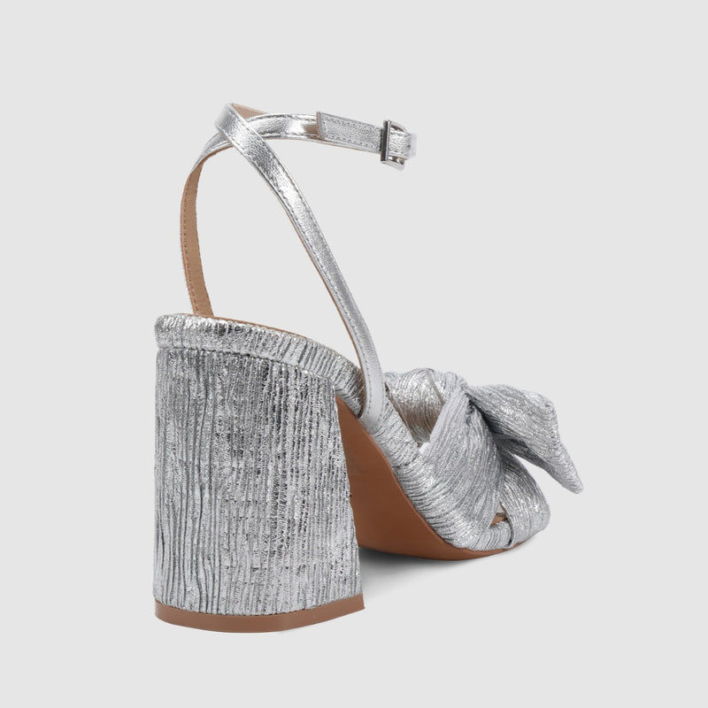 Lola Heels (Silver Metallic)