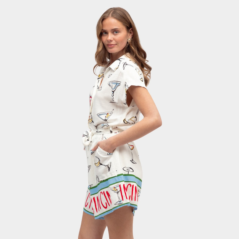 Side view of the playsuit.