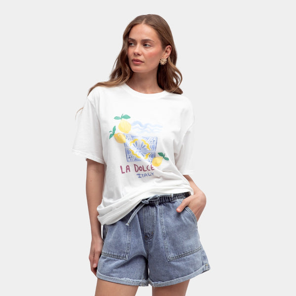 Felicita Tee (White)
