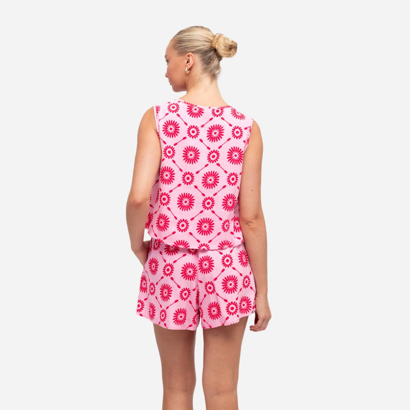 Naomi Short Set (Pink/Red)