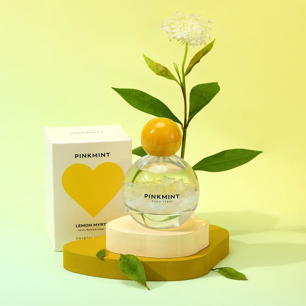 Our Lemon Myrtle Room Spray by Pink Mint.