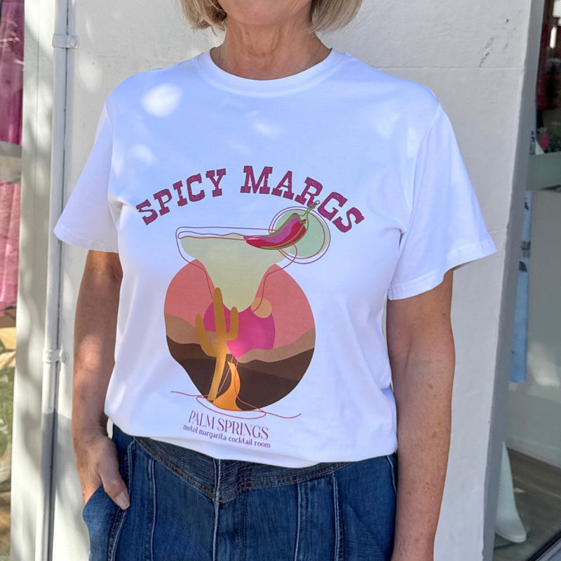 Spicy Margs Tee (White)