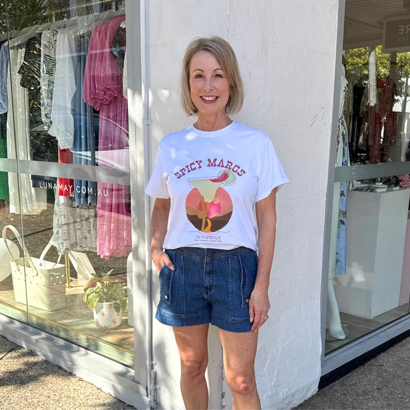 Spicy Margs Tee (White)