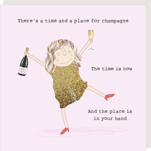 Rosie Made A Thing Greeting Card - Time is Now