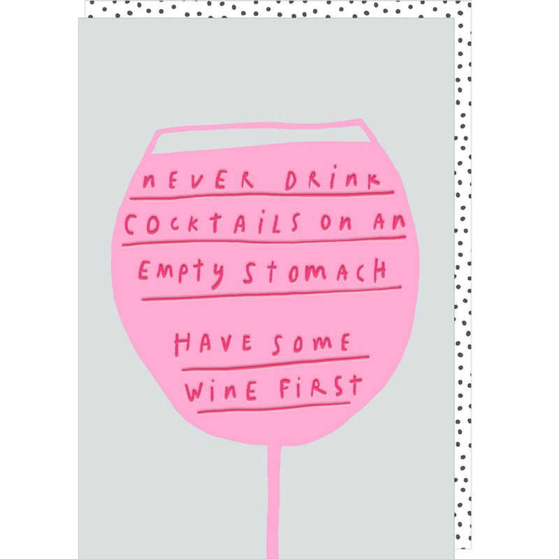 Rosie Made A Thing Pop Card - Wine First