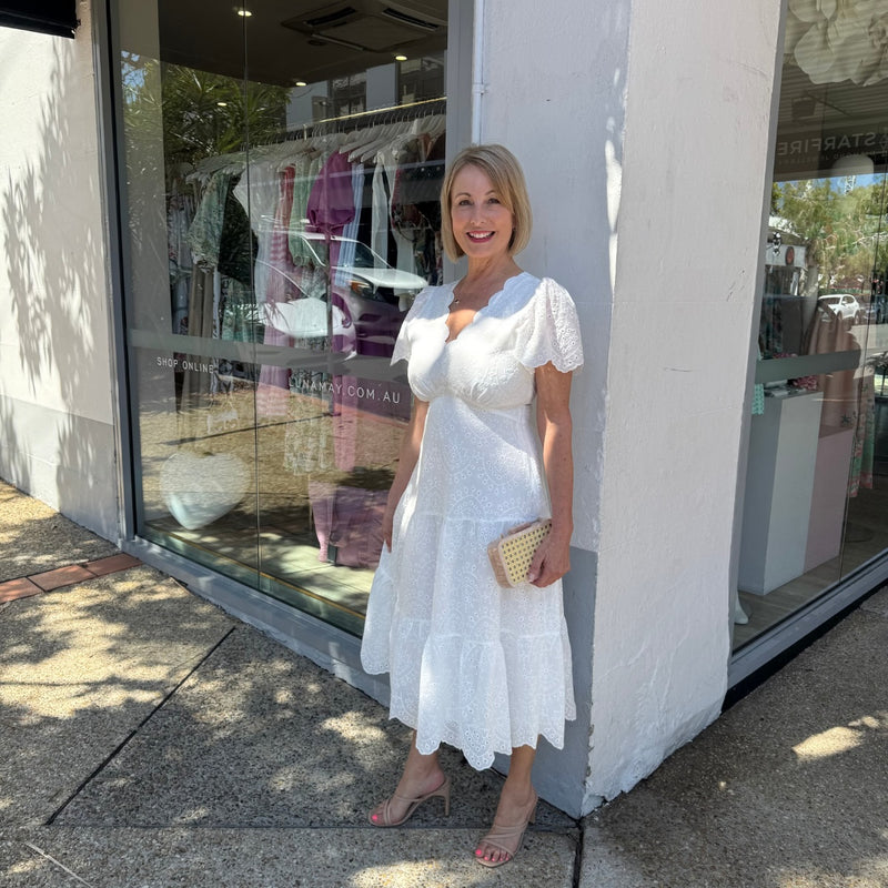 Side view of the dress