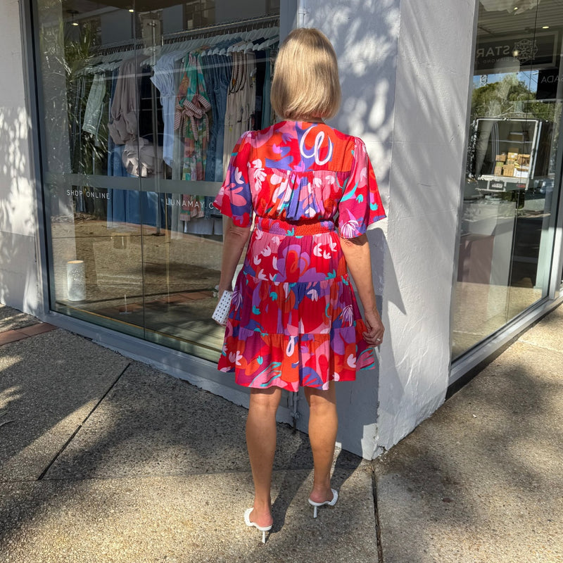 Full length view of the back of the dress