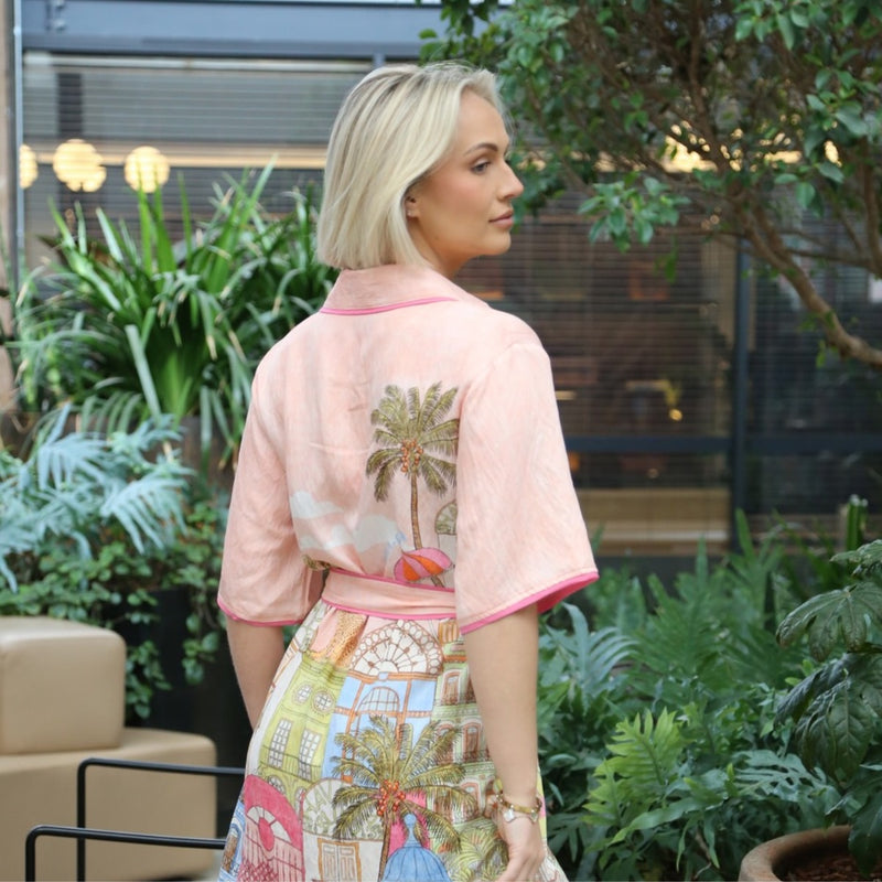 Zariah Shirt Dress (Havana)