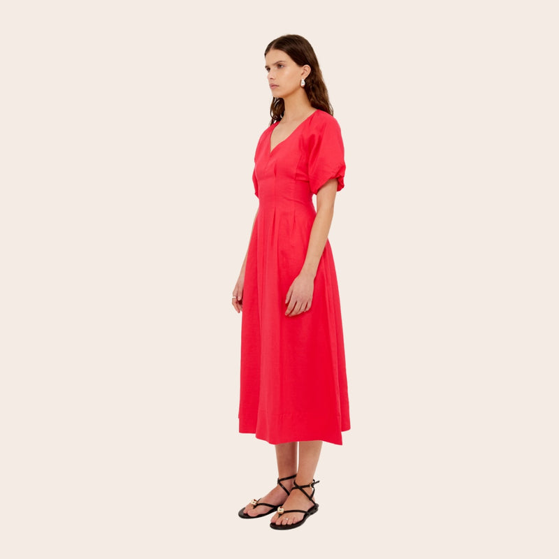 Side view of the dress.