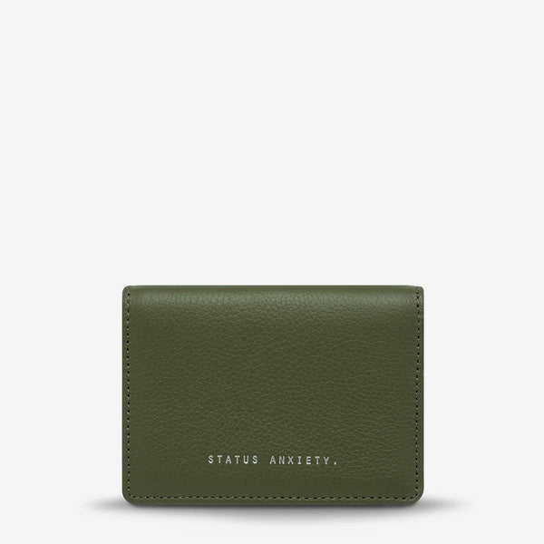 Status Anxiety Easy Does It Leather Wallet (Khaki)