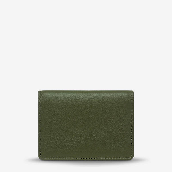 Status Anxiety Easy Does It Leather Wallet (Khaki)