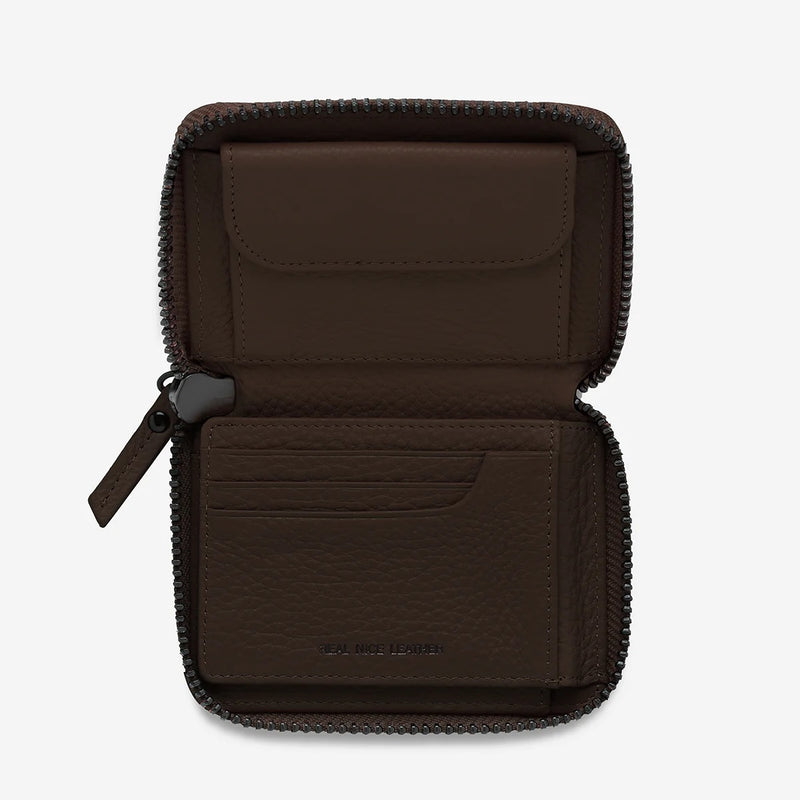 Status Anxiety Wayward Leather Wallet (Cocoa)
