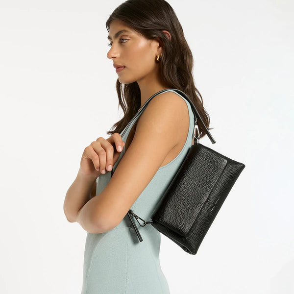 Status Anxiety Zenith Leather Bag (Black)
