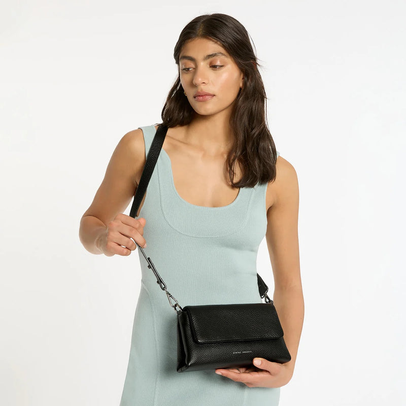 Status Anxiety Zenith Leather Bag (Black)