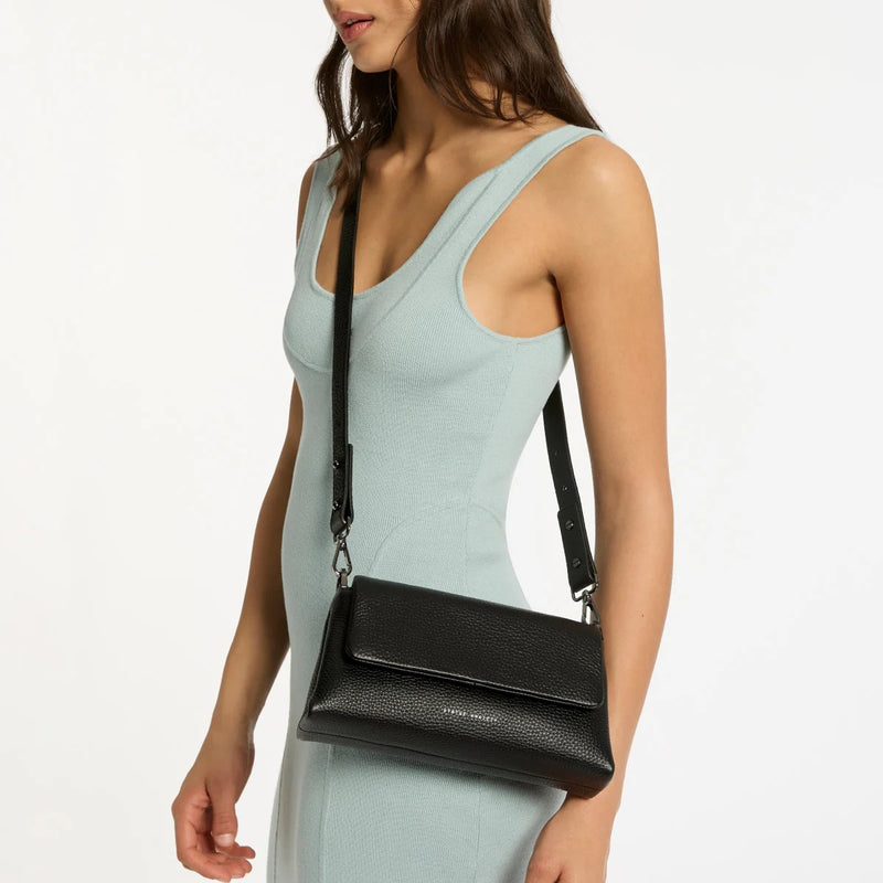 Status Anxiety Zenith Leather Bag (Black)