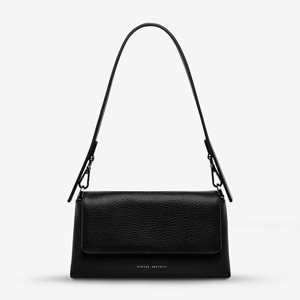 Status Anxiety Zenith Leather Bag (Black)