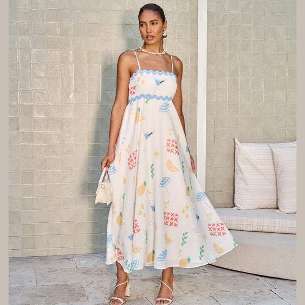 Halcyon Maxi Dress (Multi)