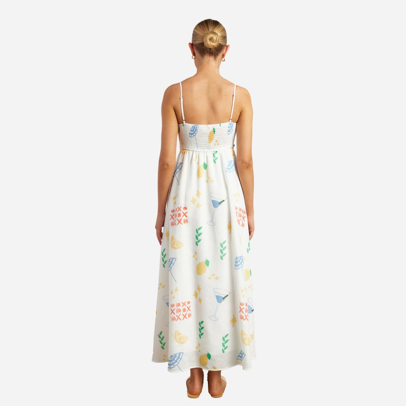 Halcyon Maxi Dress (Multi)