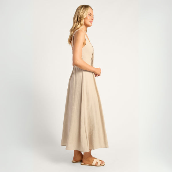 Side view of the dress.