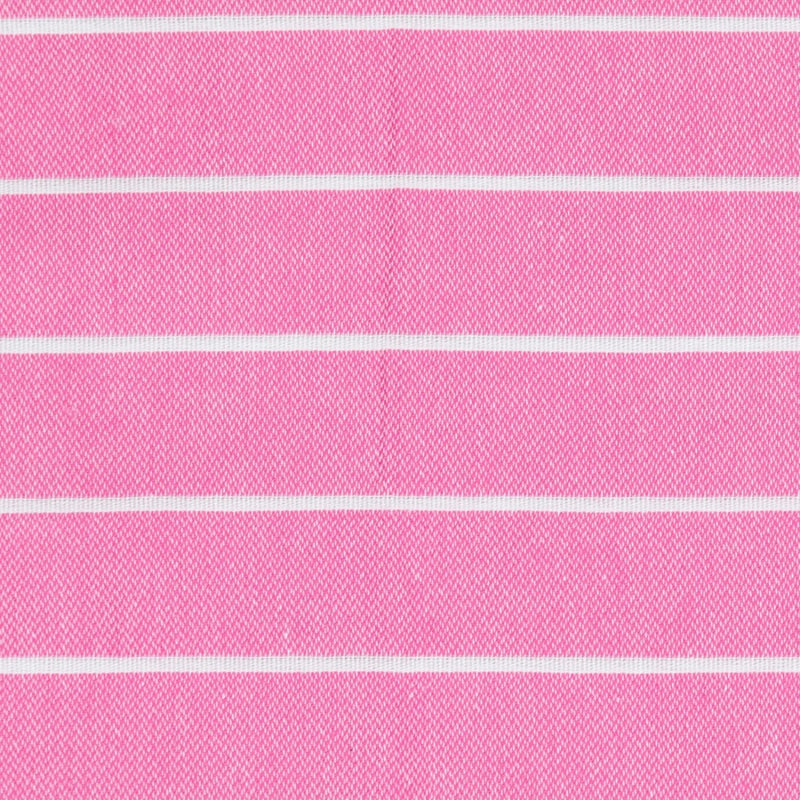 Close up of the pink and white stripes