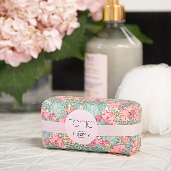 Tonic Shea Butter Soap in a Liberty Clementina fabric wrap