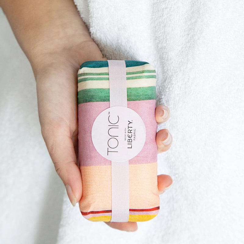 Tonic Shea Butter Soap in a Liberty Gelato Stripe wrapping