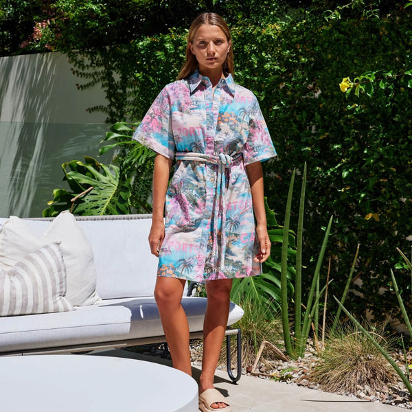 Bora Bora Shirt Dress (Summer on the Med)