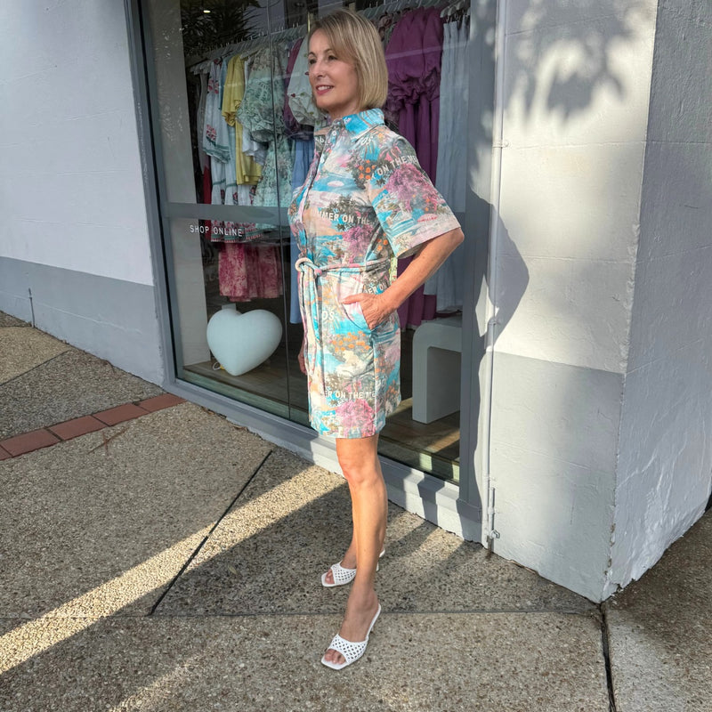Bora Bora Shirt Dress (Summer on the Med)