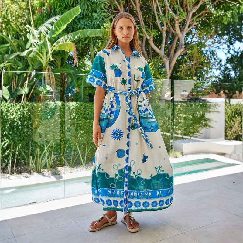 Cannes Shirt Dress by Walnut Melbourne.