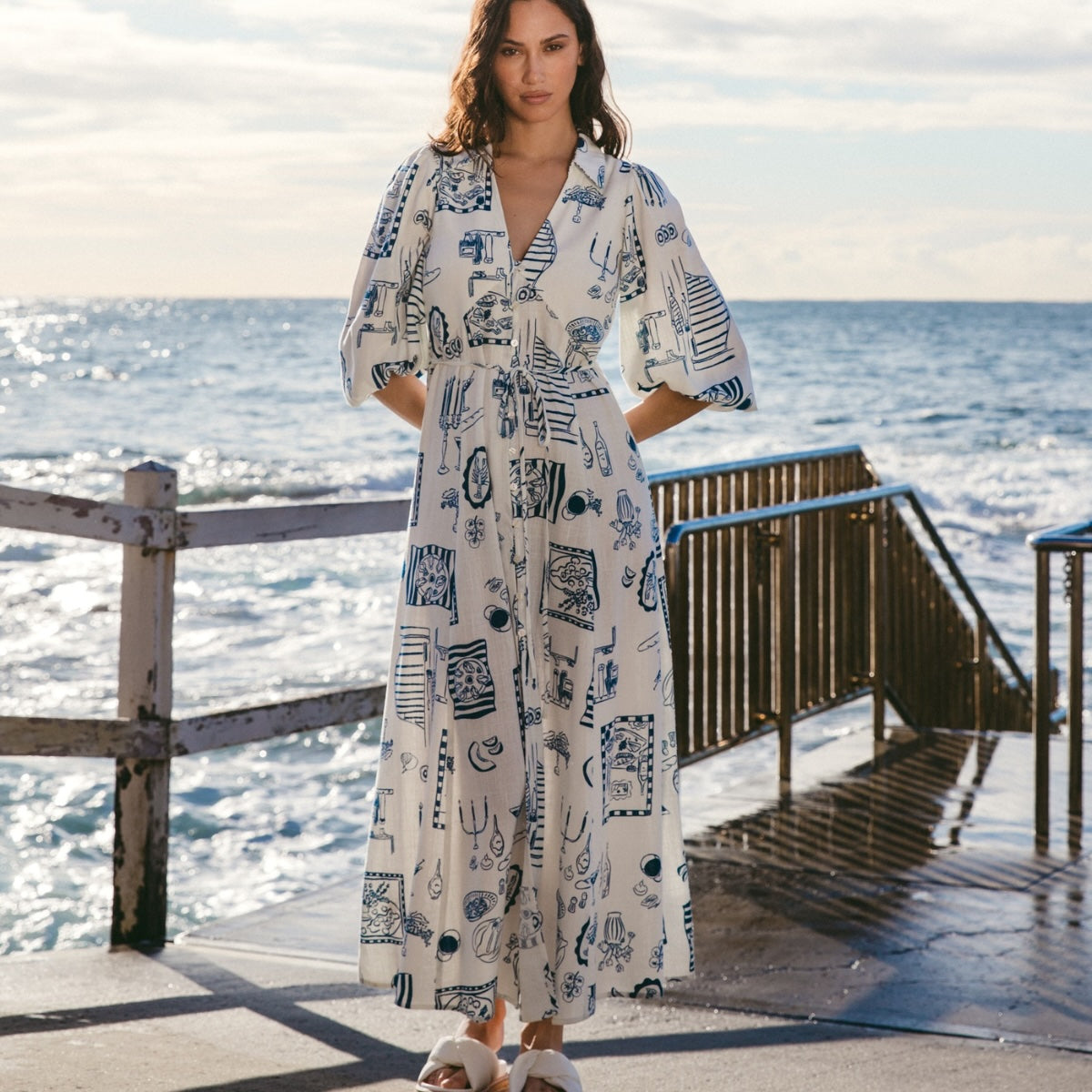 ANDI BAGUS☆Luna Pearl Mini Dress メッシュ ドレス ワンピース Women's Dresses - maxi, midi, short, floral, check and linen