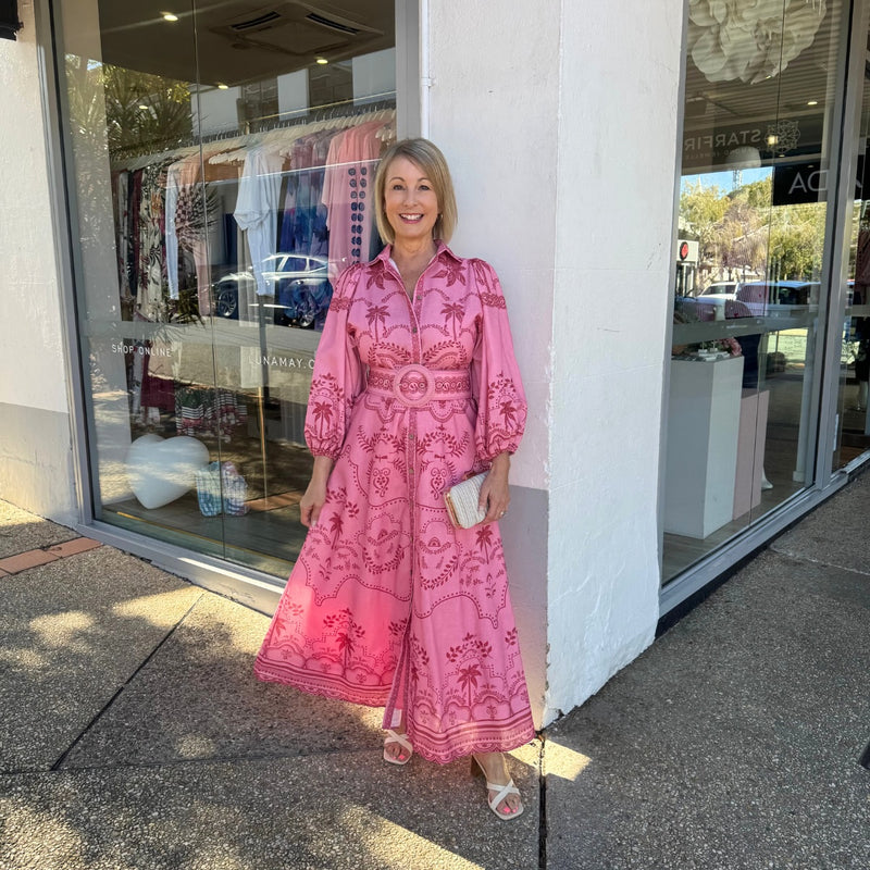 Xander Maxi Dress (Pink)