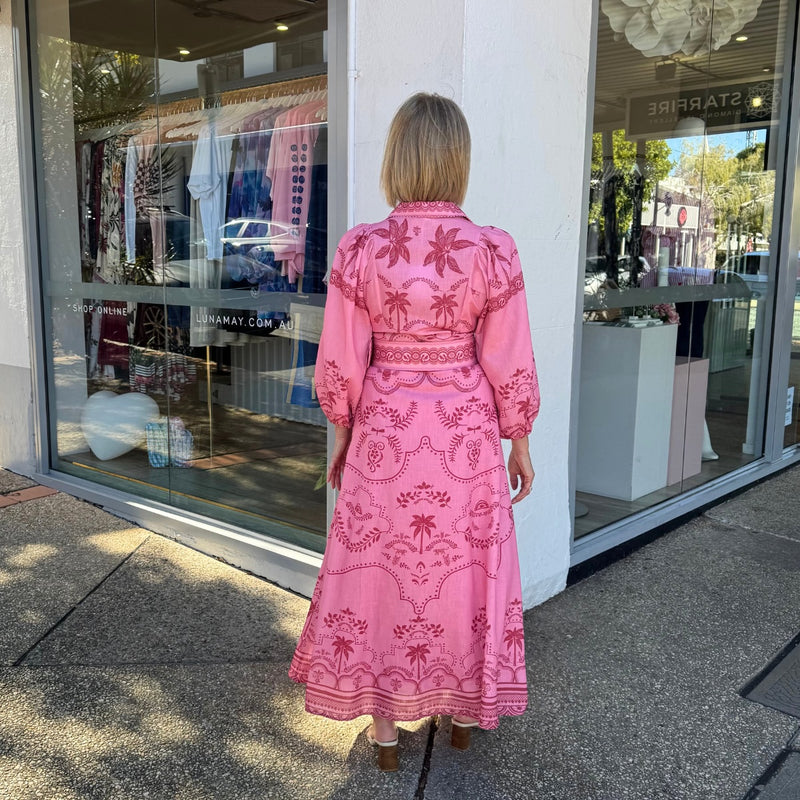 Xander Maxi Dress (Pink)