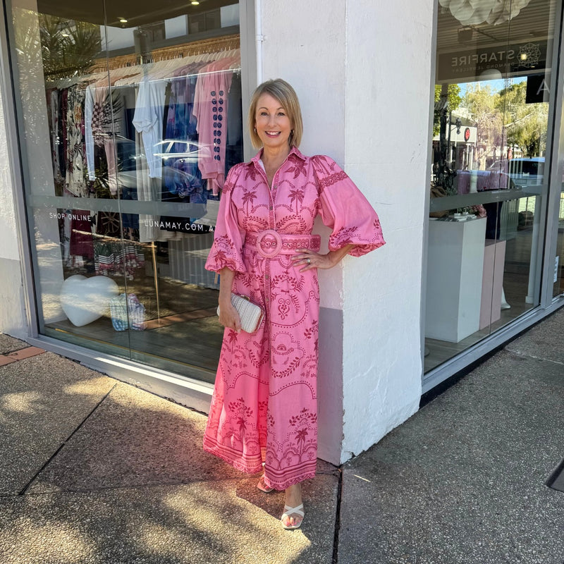Xander Maxi Dress (Pink)