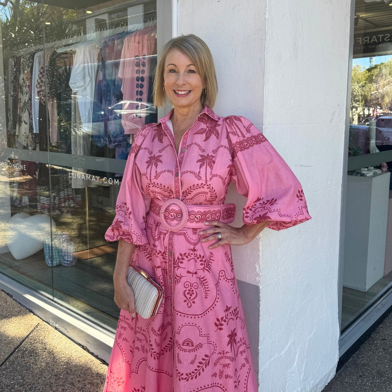 Xander Maxi Dress (Pink)