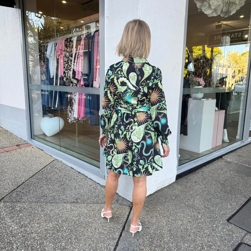 Full length view of the back of the dress